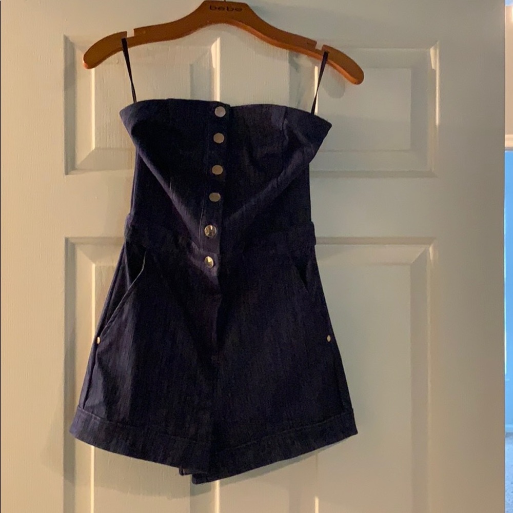 Bebe strapless romper